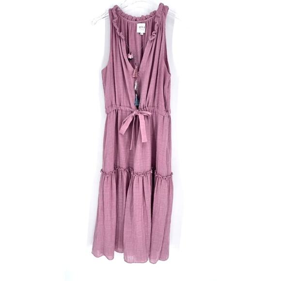 Misa Nicolleta Dress Size Medium Pink Boho - Picture 2 of 9